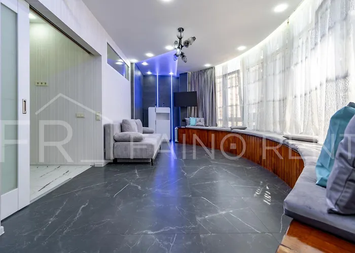 панорамний вид моря дві спальнi та зала 0522 Apartman