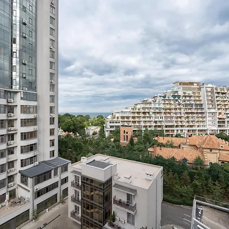 панорамний вид моря дві спальнi та зала 0522 Appartement *