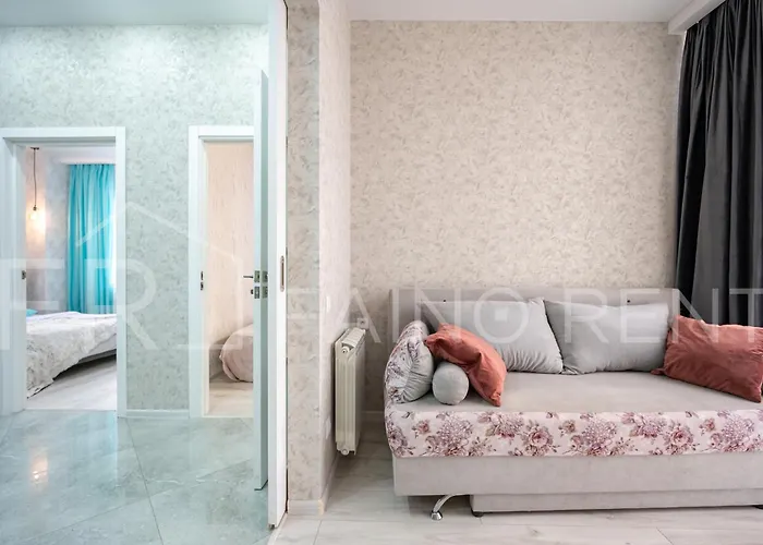 панорамний вид моря дві спальнi та зала 0522 Appartement Odessa